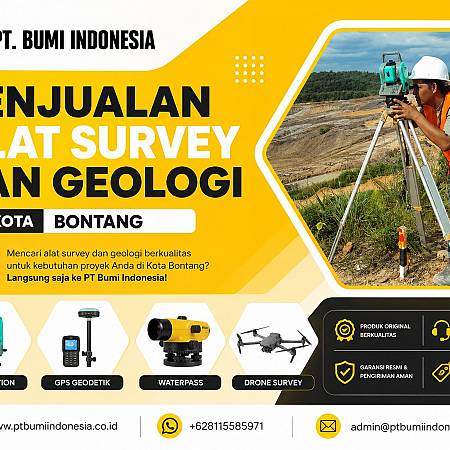 Penjualan Alat Survey Bontang Pilihan Tepat dari PT Bumi Indonesia