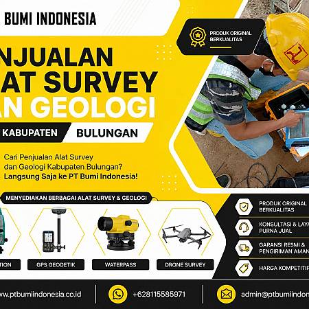 Temukan Solusi Lengkap Penjualan Alat Survey di Kabupaten Bulungan Hanya dari PT Bumi Indonesia