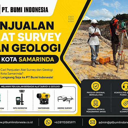 Dapatkan Produk Penjualan Alat Survey Samarinda Terlengkap di PT Bumi Indonesia