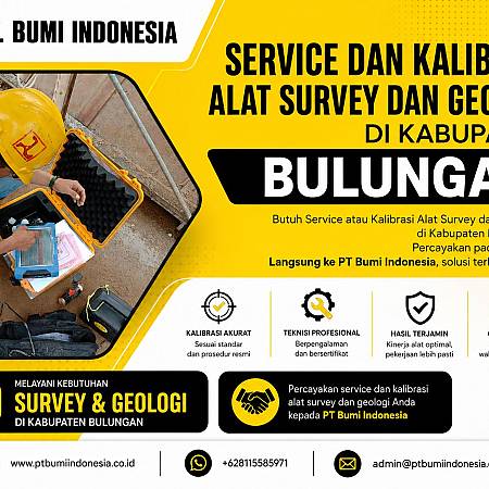 Jasa Service dan Kalibrasi Alat Survey Terintegrasi untuk Proyek Anda di Bulungan
